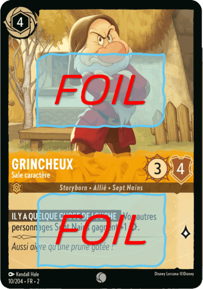 Grincheux - Sale caractère FOIL [10/204 FR 2]