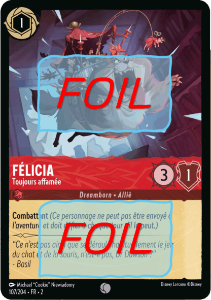 Félicia - Toujours affamée FOIL [107/204 FR 2]