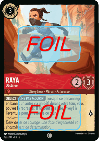 Raya - Obstinée FOIL [122/204 FR 2]