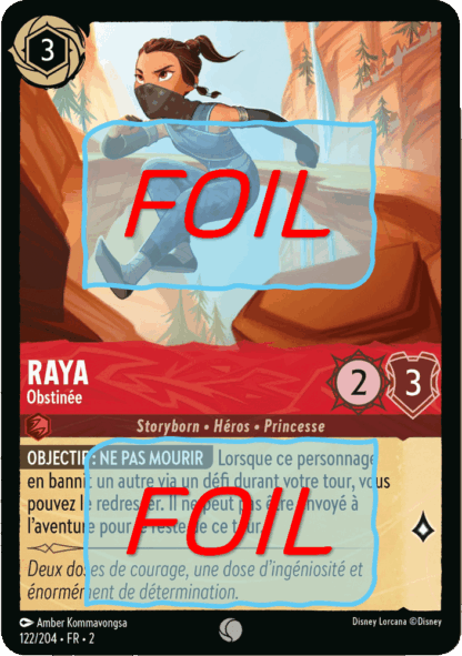 Raya - Obstinée FOIL [122/204 FR 2]