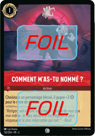 Comment m'as-tu nommé ? FOIL [132/204 FR 2]