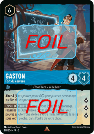 Gaston - Fort du cerveau FOIL [147/204 FR 2]