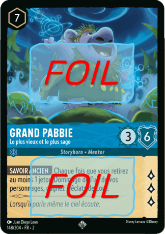 Grand Pabbie - Le plus vieux et le plus sage FOIL [148/204 FR 2]