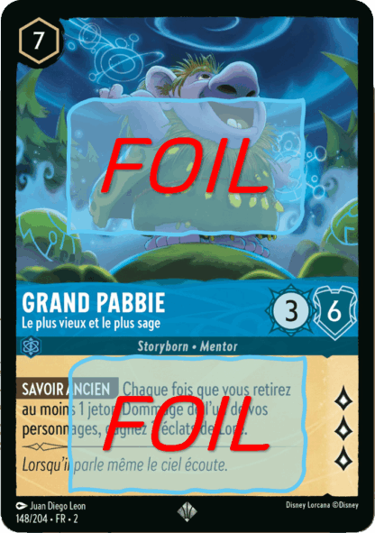Grand Pabbie - Le plus vieux et le plus sage FOIL [148/204 FR 2]