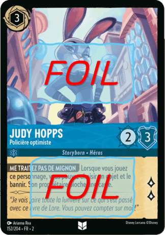 Judy Hopps - Policière optimiste FOIL [152/204 FR 2]