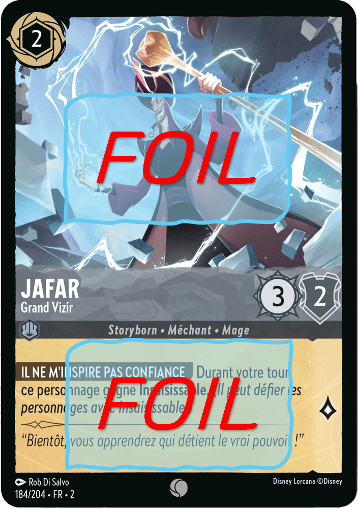 Jafar - Grand Vizir FOIL [184/204 FR 2]