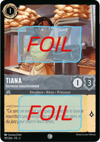 Tiana - Serveuse consciencieuse FOIL [197/204 FR 2]
