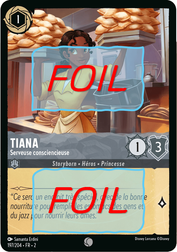 Tiana - Serveuse consciencieuse FOIL [197/204 FR 2]
