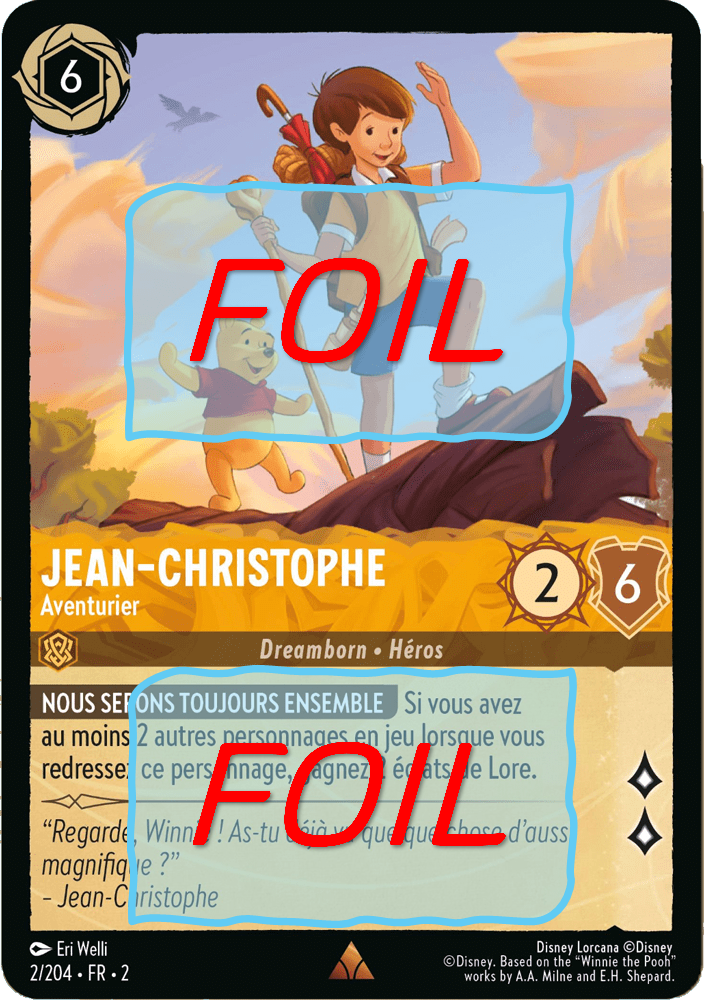 Jean Christophe - Aventurier FOIL [2/204 FR 2]