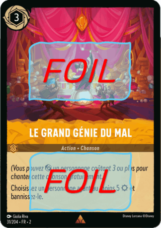 Le Grand génie du mal FOIL [31/204 FR 2]