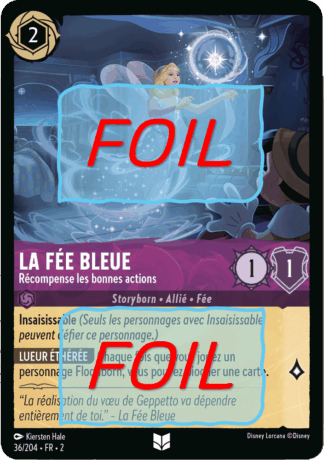 La Fée Bleu - Récompense les bonnes actions FOIL [36/204 FR 2]