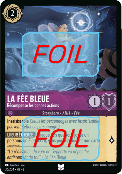 La Fée Bleu - Récompense les bonnes actions FOIL [36/204 FR 2]