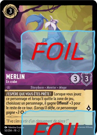 Merlin - En crabe FOIL [50/204 FR 2]