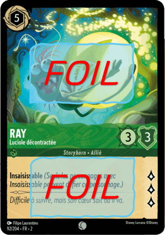 Ray - Luciole décontractée FOIL [92/204 FR 2]