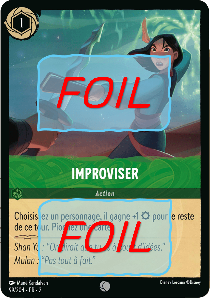 Improviser FOIL [99/204 FR 2]
