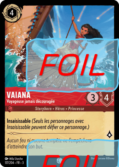 Vaiana - Voyageuse jamais découragée FOIL [117/204 FR 3]