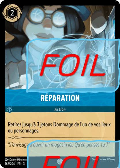 Réparation FOIL [162/204 FR 3]