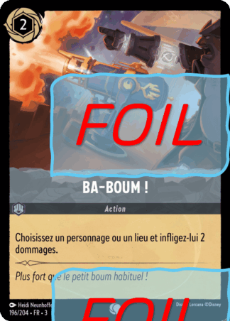 Ba-Boom ! FOIL [196/204 FR 3]