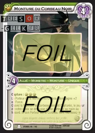 Monture du Corbeau Noir FOIL [Otomaï 46/162 WAKFU]