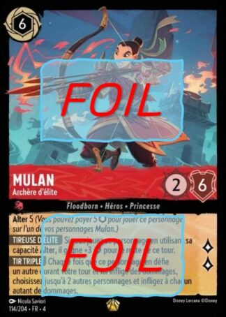 Mulan - Archère d'élite FOIL [114/204 FR 4]