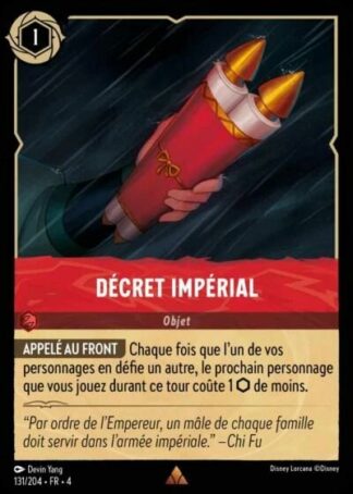 Décret impérial [131/204 FR 4]