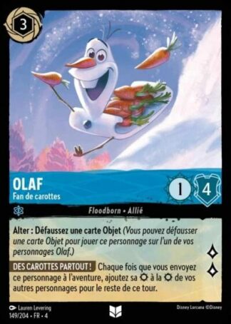 Olaf - Fan de carottes [149/204 FR 4]
