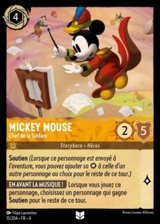 Mickey Mouse - Chef de la fanfare [15/204 FR 4]