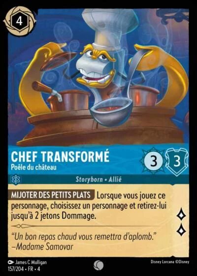 Chef Transformé - Poêle du château [157/204 FR 4]