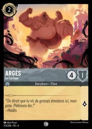 Argès - Le Cyclope [173/204 FR 4]
