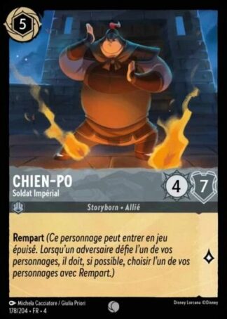 Chien-Po - Soldat Impérial [178/204 FR 4]