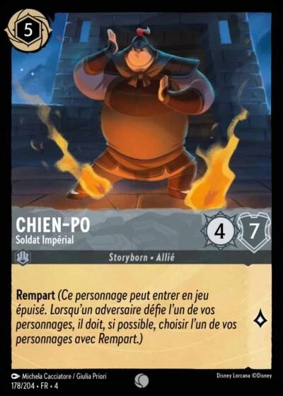 Chien-Po - Soldat Impérial [178/204 FR 4]