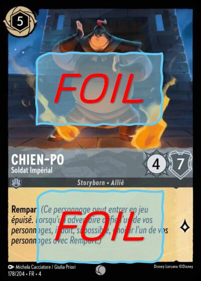 Chien-Po - Soldat Impérial FOIL [178/204 FR 4]