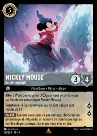 Mickey Mouse - Sorcier espiègle [187/204 FR 4]