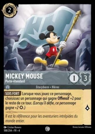 Mickey Mouse - Porte-étendard [188/204 FR 4]
