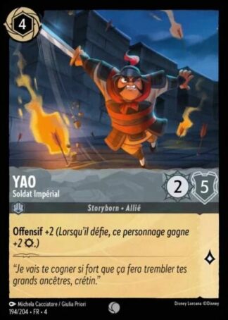 Yao - Soldat Impérial [194/204 FR 4]