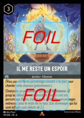 Il me reste un espoir FOIL [197/204 FR 4]