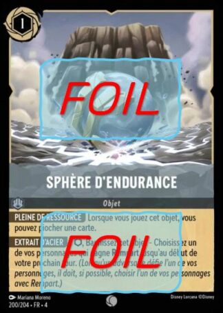 Sphère d'endurance FOIL [200/204 FR 4]