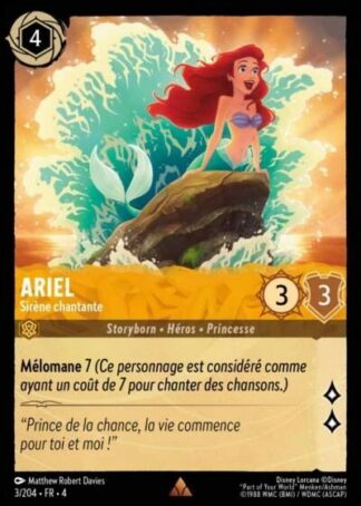 Ariel - Sirène chantante [3/204 FR 4]