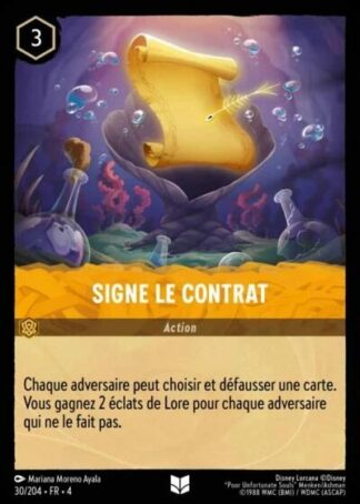 Signe le contrat [30/204 FR 4]