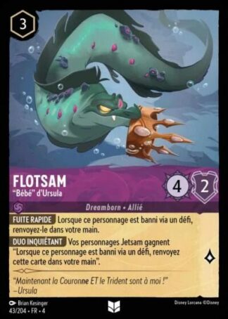 Flotsam - "Bébé" d'Ursula [43/204 FR 4]