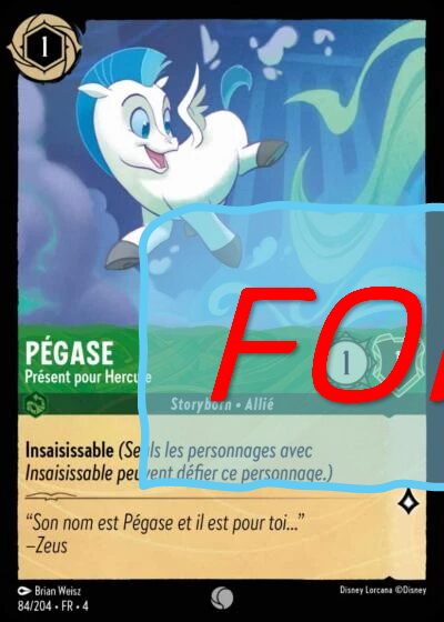 Pégase - Présent pour Hercule FOIL [84/204 FR 4]