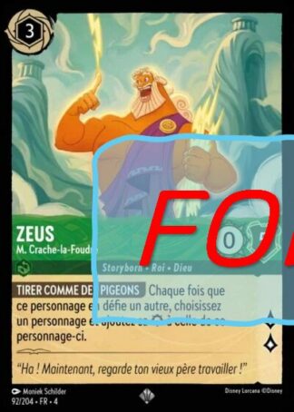 Zeus - M. Crache-la-Foudre FOIL [92/204 FR 4]