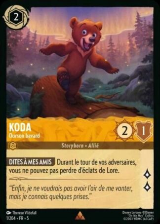 Koda - Ourson bavard [1/204 FR 5]