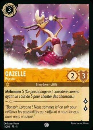 Gazelle - Pop star [11/204 FR 5]