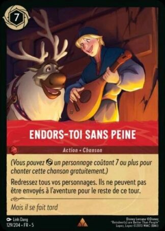 Endors-toi sans peine [129/204 FR 5]