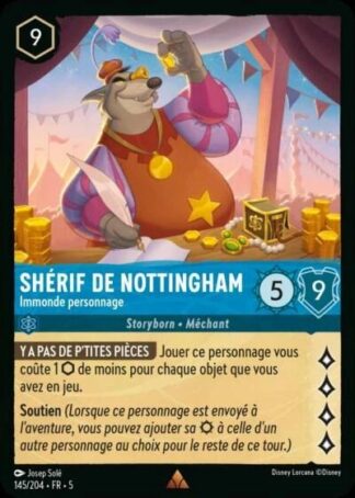 Shérif de Nottingham - Immonde personnage [145/204 FR 5]