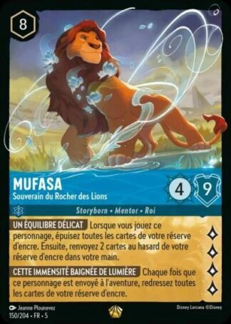 Mufasa - Souverain du Rocher des Lions [150/204 FR 5]