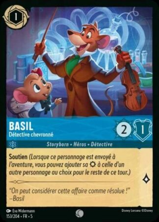 Basil - Détective chevronné [153/204 FR 5]