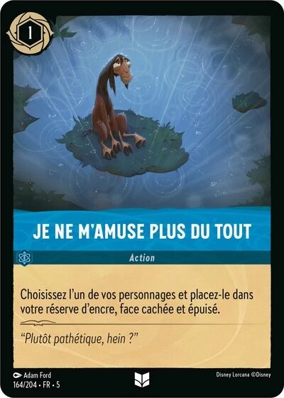 Je ne m'amuse plus du tout [164/204 FR 5]