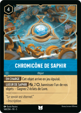 Chromicône de Saphir [168/204 FR 5]